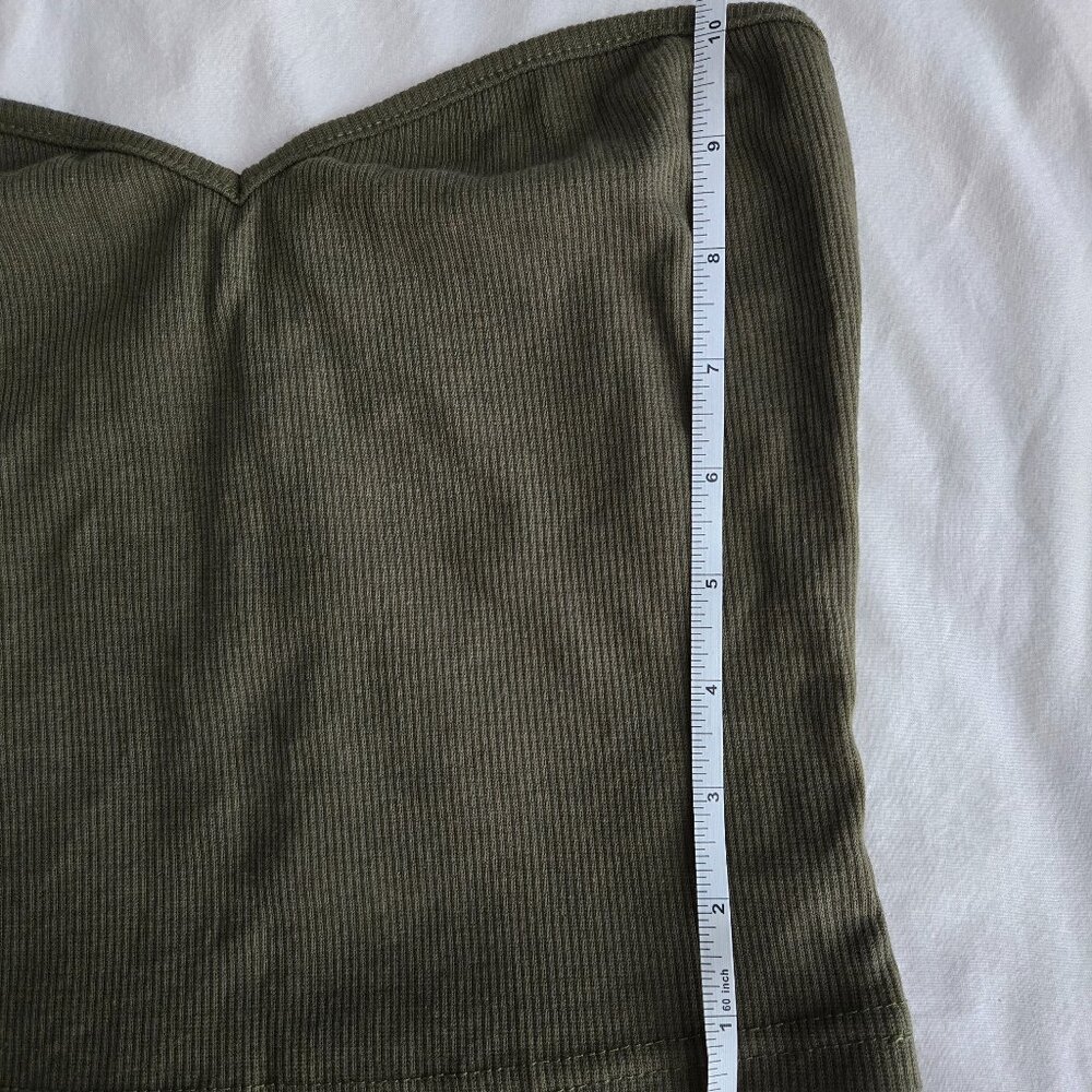 Shein Women's Crop Top Size S Used Green - Picture 6 of 8